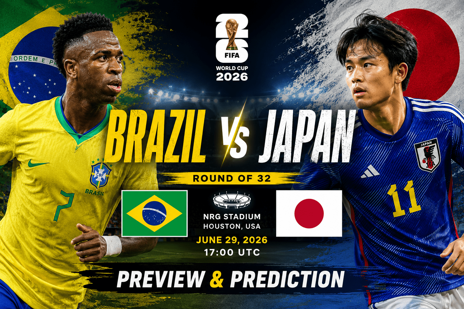 Brazil vs Japan Preview, Prediction & Betting Analysis – FIFA World Cup 2026