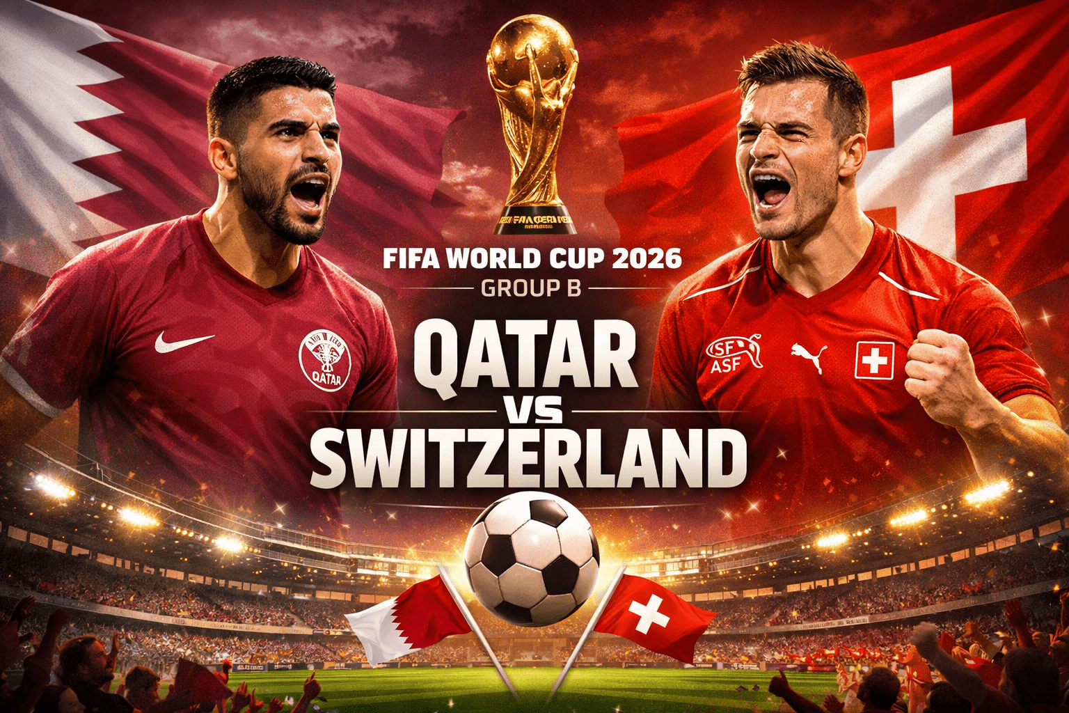 Qatar vs Switzerland Preview, Prediction & Betting Tips (FIFA World Cup 2026 Group B)